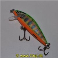 022677324326 - Rapala CountDown Elite - 7,5cm - 10g - Dybde: 1,2 - 1,5m - Gilded Chartreuse Yamame