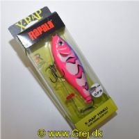 022677341071 - Rapala - X-RAP Haku - 14cm - 74g - Pink Fluoro Madness - Slow Sinking Glide Bait - Dybde: Variabel