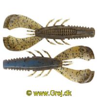 022677355610 - Rapala Crushcity - Cleanup Craw - Green Pumpkin Blue Pearl UV - Soft Bait 8,8 cm - 2 stk