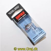 022677372839 - Rapala Jigging Series - Nano Rap - Chrome (CH) - 2cm/1,6g - Arbejdsdybde: Variabel
