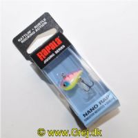 022677372969 - Rapala Jigging Series - Nano Rap - Wonder Tiger (WT) - 2cm/1,6g - Arbejdsdybde: Variabel