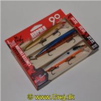 022677373461 - Rapala Wobler - Sæt med 3 stk - 10-11cm - Fra Vintage 1936 til Custom HD 2015 og nutidens Elite 2020