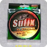 024777303874 - Sufix - XL Strong nylonline - Farve: Platinum - 0,45 mm/15,4 kg