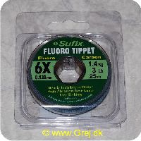 024777319783 - Sufix Fluoro Tippet 6X - 1,4kg - 0,138mm - 25 meter