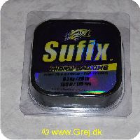 024777319943 - Sufix Micro Backing line - 9,1kg - 20 Lb - 100m - Neongul