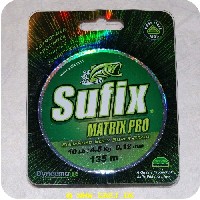 024777336797 - Sufix - Matrix Pro fletline - 135 meter - 0.12 mm/4.5 kg.