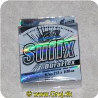 024777371521 - Sufix Duraflex line - Klar - 0.30mm - 300m - Brudstyrke 9.7 kg