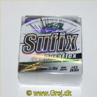 024777371545 - Sufix Duraflex line - Klar - 0,35mm - 300m - Brudstyrke 13.0 kg