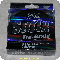 024777397354 - Sufix Tru-Braid fletline -0.12mm - 110m -5.5kg