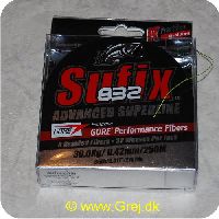 024777665026 - Sufix 832 Advanced Superline - 250m - 0.42mm - 39.0 kg - lysegrøn