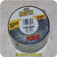 024777685475 - Sufix Lo Vis Green fletline - 0.30mm/29kg - Grøn - Vælg antal meter