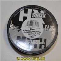 024777739727 - Sufix - HX MYTH - 300 meter - 0,28 mm/12,78 kg. - Klar