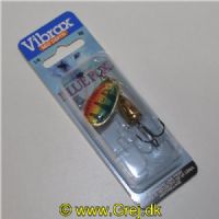 027752049255 - Vibrax - Firetiger med skel - Gylden søjle med fiskemotiv - Mid Depth - Str. 3 - 8g - BFSD3 P