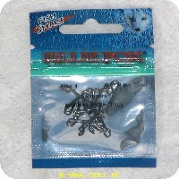 027752099816 - Snappers Knotless Hook - Black - Str. 4 - 8 stk.