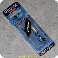 027752106798 - Vibrax Gylden mørk spids blad med krydsstreger - Super Depth - Str. 4
