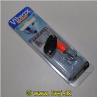 027752111860 - Vibrax Sort med Orange klokke - Mid Depth - Str. 3 - BFF3-BKFR