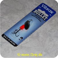 027752113680 - Vibrax Bullet str. 1 - 5g - Sølv med orange messing klokke