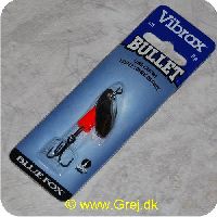 027752113758 - Vibrax Bullet str. 2 - 8g - Sølv med orange messing klokke