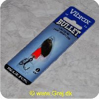 027752113789 - Vibrax Bullet str. 2 - 8g - Guld med orange messing klokke