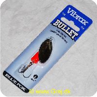 027752113857 - Vibrax Bullet str. 3 - 11g - Guld med orange messing klokke