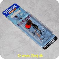 027752115707 - Blue Fox Flake str. 1 - 4g - kobber/rød med 3 sorte pletter - sort klokke