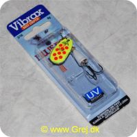 027752127922 - Vibrax str. 2 - Mid Depth - UV Bright - gul blad m/røde pletter - hvid klokke