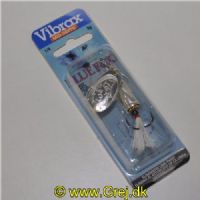 027752631016 - Sølvfarvet med sølv krop og hvid fox tail - Mid Depth - Str. 3 - BFX3 SXW