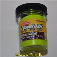 028632022634 - PowerBait med glimmer - CHARTREUSE med hvidløg