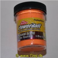 028632022665 - PowerBait med glimmer - FLUORESCENT ORANGE med hvidløg