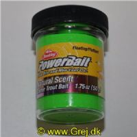 028632022672 - PowerBait med glimmer - SPRING GREEN med hvidløg