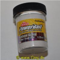 028632022689 - PowerBait med glimmer - WHITE med hvidløg