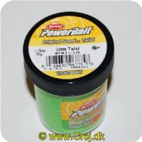 028632067758 - PowerBait med glimmer - LIME TWIST (grøn / gul)