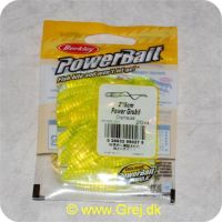 028632090275 - 2" Power Grub - Frave = Chartreuse - 20 stk.