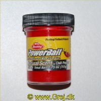 028632306635 - PowerBait med glimmer - CHILI PEBBER (chili rød)