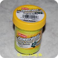 028632551257 - PowerBait med glimmer - SUNSHINE YELLOW med fish pellets