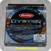 028632618981 - Berkley Oyster - 0,38mm - 300 meter - Stål blå - 9,8 kg