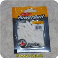 028632650042 - 2" Power Grub - Frave = Hvid (White) - 20 stk. 
Fish Bite and Wont Let Go!