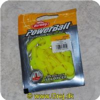 028632650059 - 2" Power Grub - Frave = Yellow - 20 stk. - Fiskene holder fast 18 gange længere