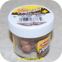 028632687734 - Berkley Power Eggs med Hvidløg - Clear Gold/Natural