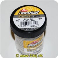 028632793411 - PowerBait med glimmer - SILVER VEIN (sølv / hvid)