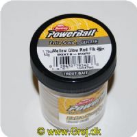 028632793428 - PowerBait med glimmer - MALLOW - GLOW red flakes