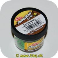 028632795446 - Berkley Power Honey Worm med Hvidløg - 55 stk. - Spring Green