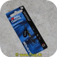 036282008250 - Abu Garcia original Droppen 4 gram - Sort med hvide dråber