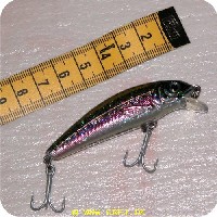 036282348141 - Tormentor wobler - 7 cm. (Sort/Grøn/Pink/Sølv) - Flydende