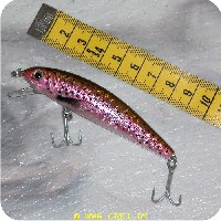 036282823341 - Tormentor wobler - 9 cm. (Sort/Orange/Pink) - Flydende