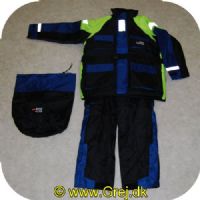 036282910355 - ABU Flotation suit str. M - 2 delt - Flydedragt - Blå/gul/sort
