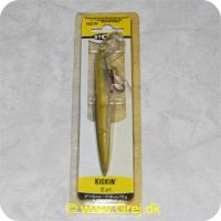 039984022746 - Kickin Eel - 12 cm lange - 13 gram - Segmented Kicking tail - oliven