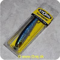 039984918506 - Flutterstick Madflash - synkende - 10 cm/20 gram - Holo - Chrome/blå