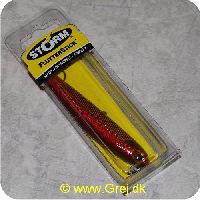 039984918520 - Flutterstick Madflash - synkende - 10 cm/20 gram - Holo - Guld/rød