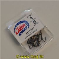 047708172608 - G-PACK - LAZER 2X TREBLE REG SHANK CURVED POINT - Enheder per pakke: 5